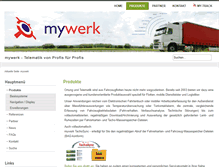 Tablet Screenshot of mywerk.com